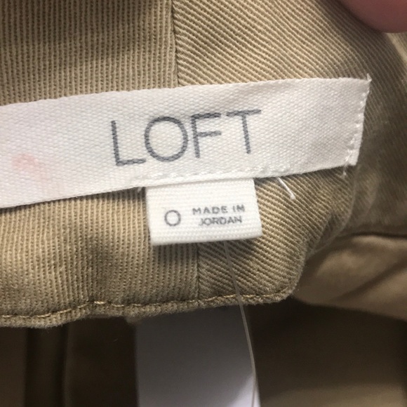 Loft the riviera short. Tan. Size 0. NWT - Picture 6 of 8